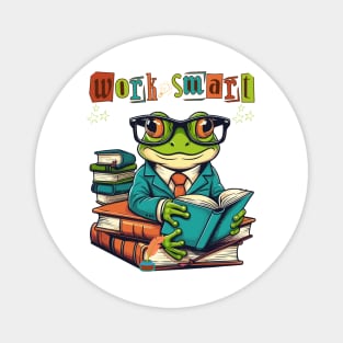 Frog Love Books Magnet